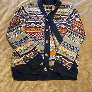 i jeans by Buffalo Men's Colorful Cardigan Sweater